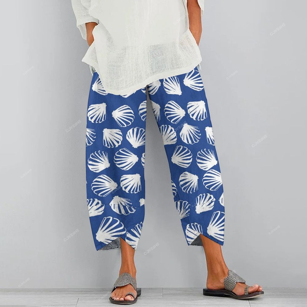 Women's Casual Shell Printed Pants