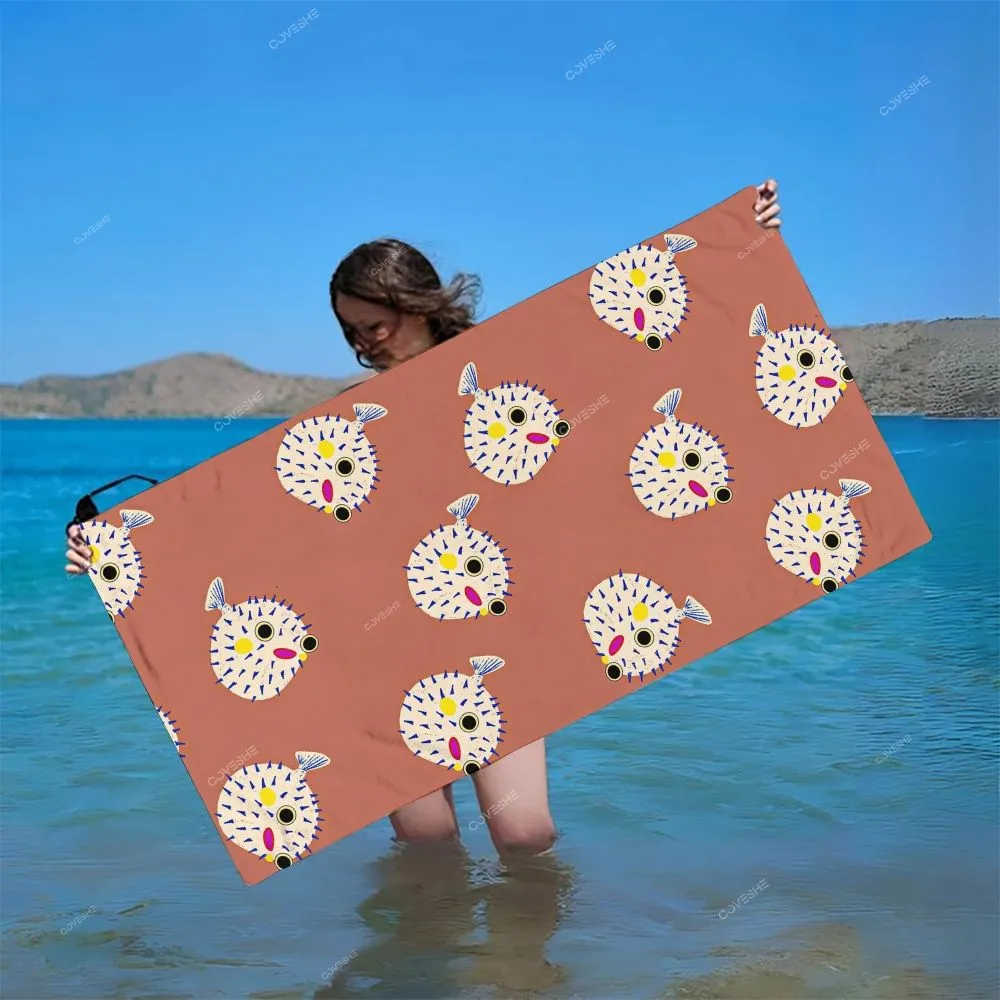 Women's Art Abstract Moonfish Printed Casual Long Sleeve Shirt