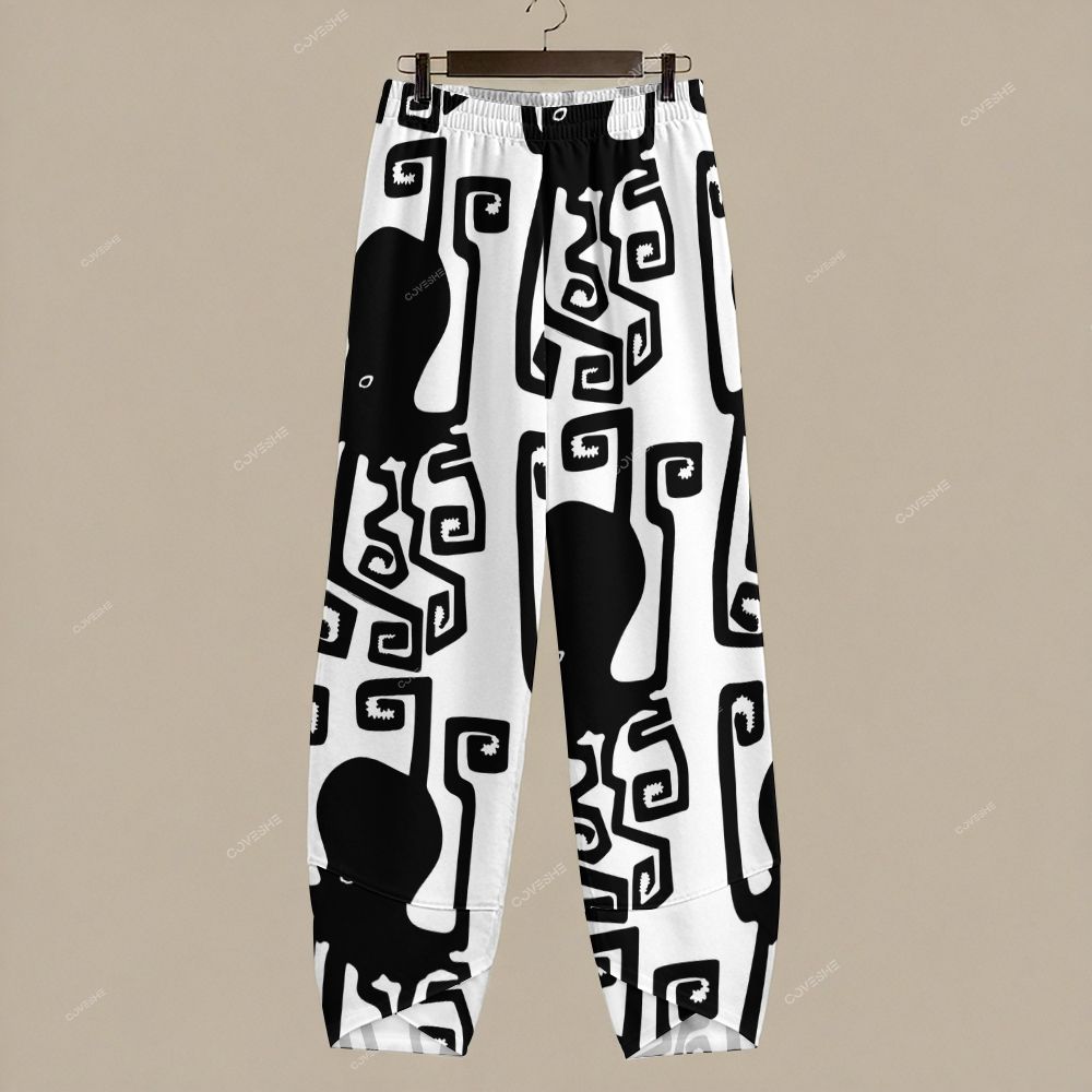 Women's Octopus Casual Printed Pants