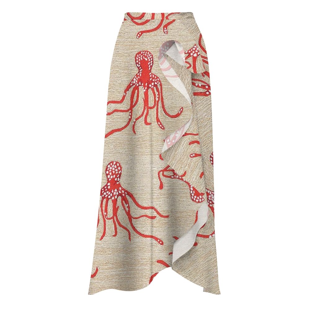 Women's Octopus Printed Nylon Polyester Swimsuit