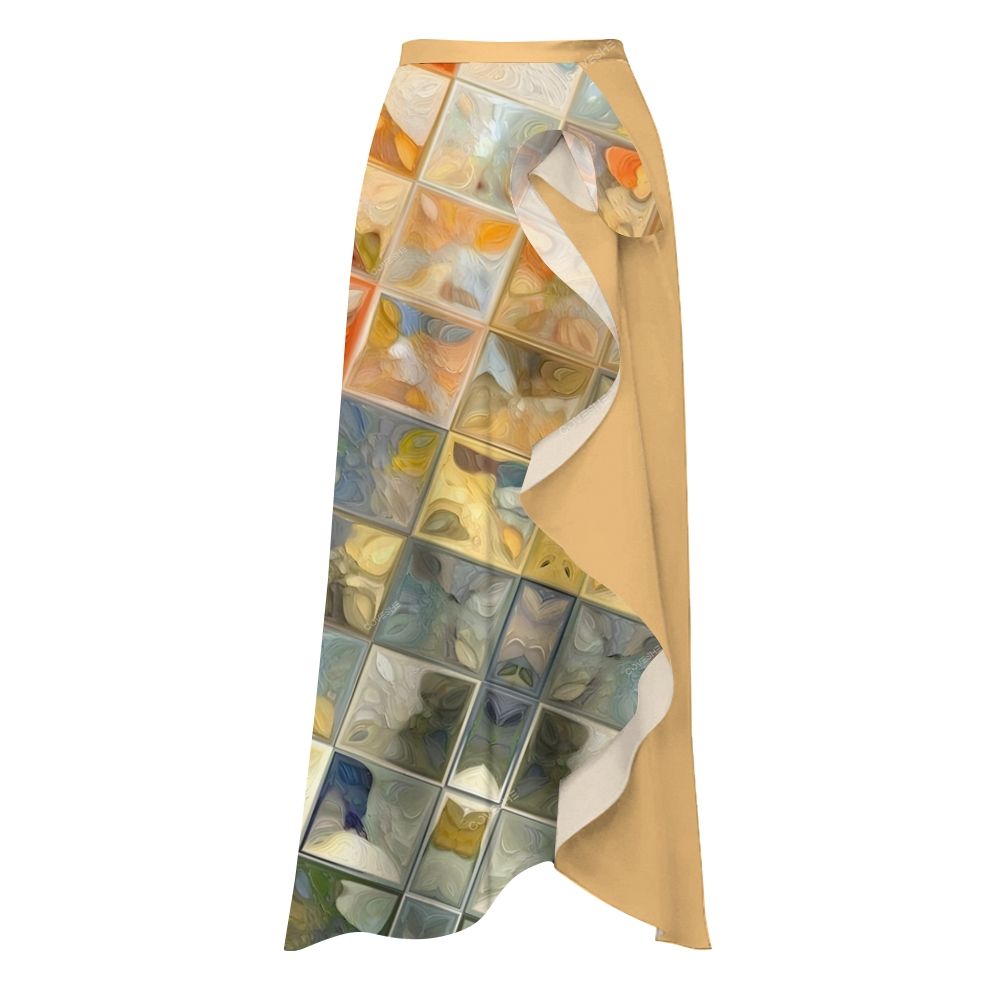 Women's Colorful Mosaic nylon polyester swimsuit
