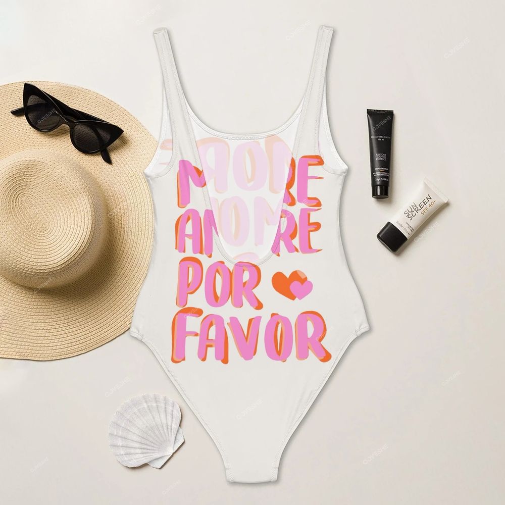 Amore Printed One Piece Swimsuit