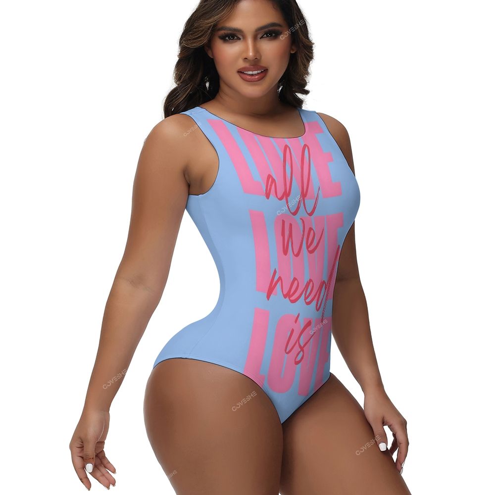 Pride LGBTQ All We Need Is Love One-Piece Swimsuit