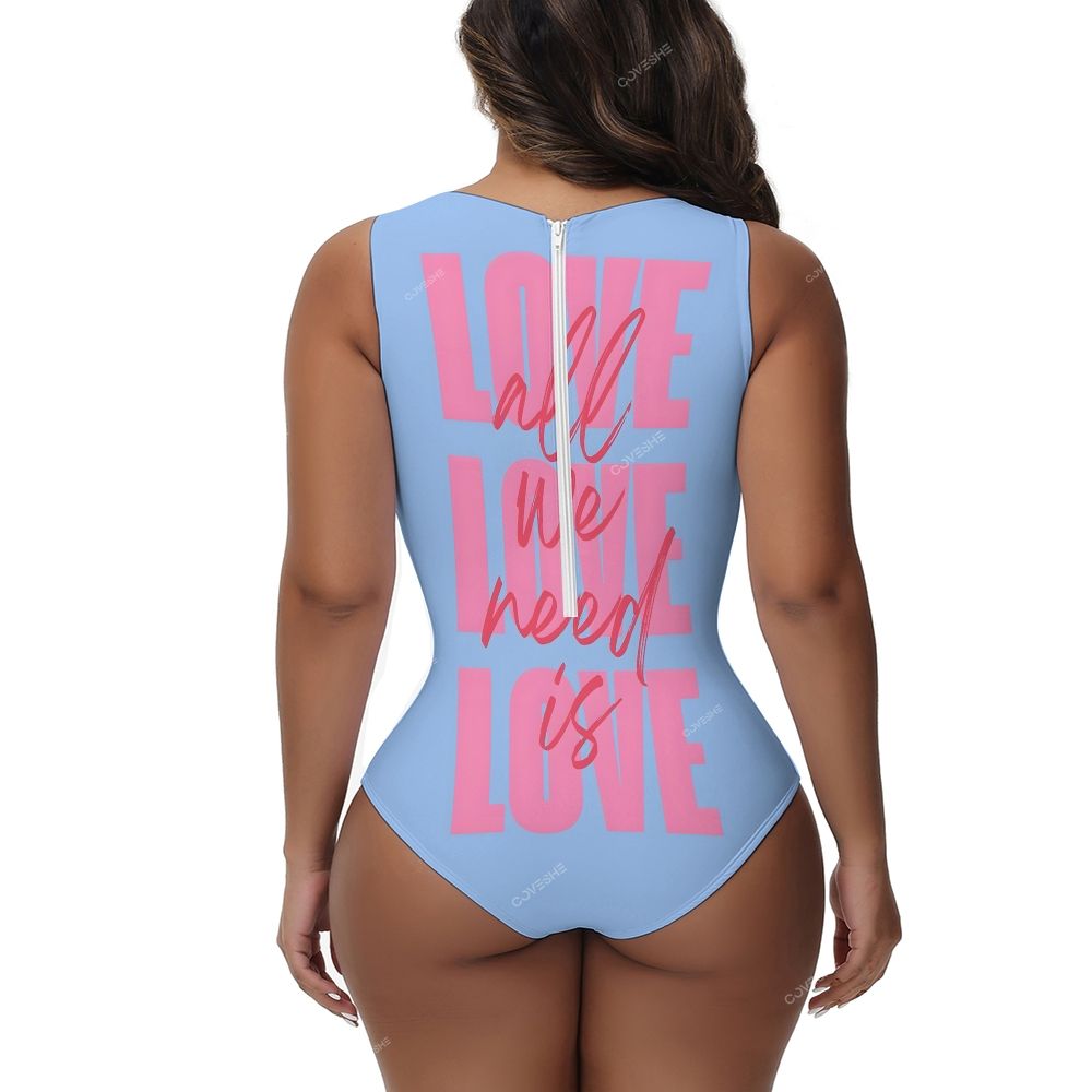 Pride LGBTQ All We Need Is Love One-Piece Swimsuit