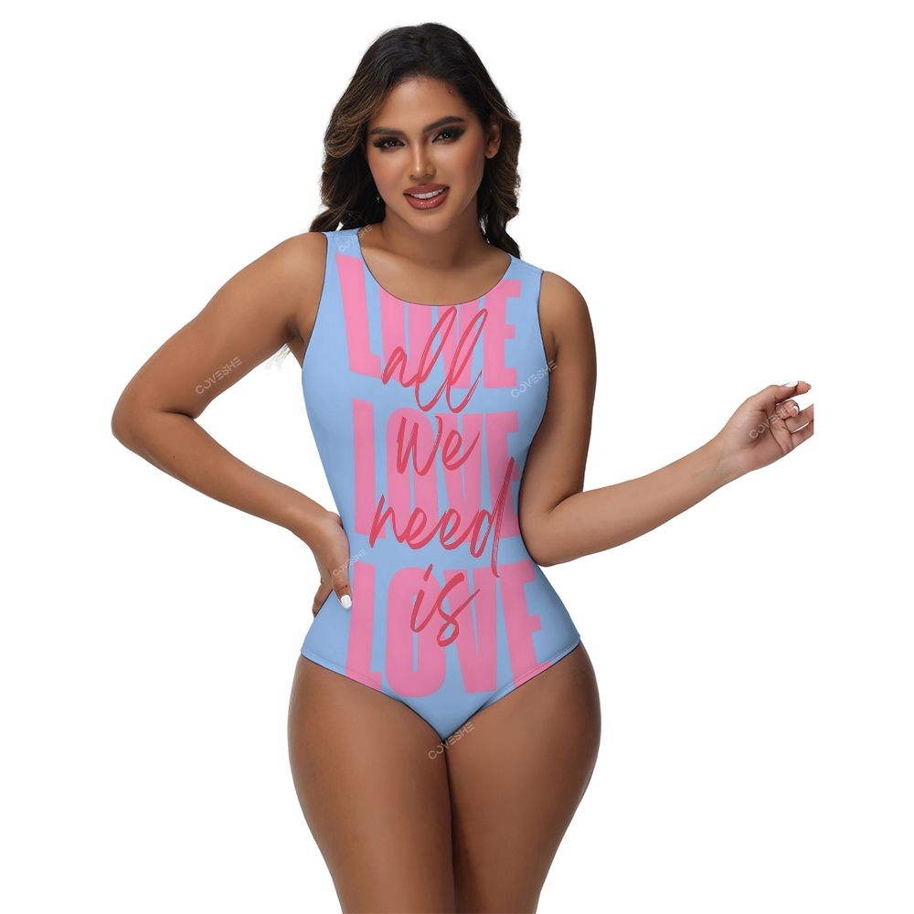 Pride LGBTQ All We Need Is Love One-Piece Swimsuit