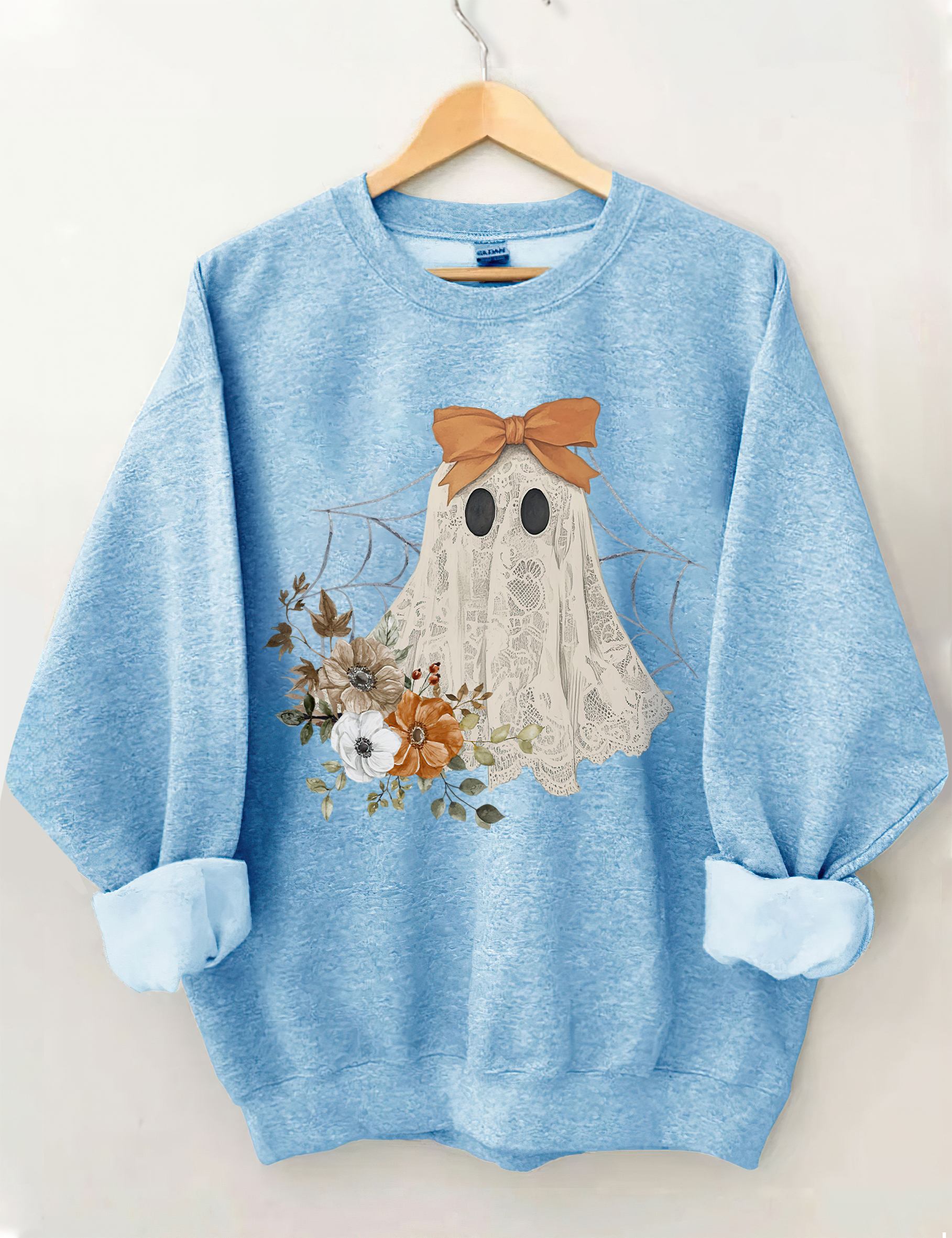 Halloween Lace Ghost Sweatshirt
