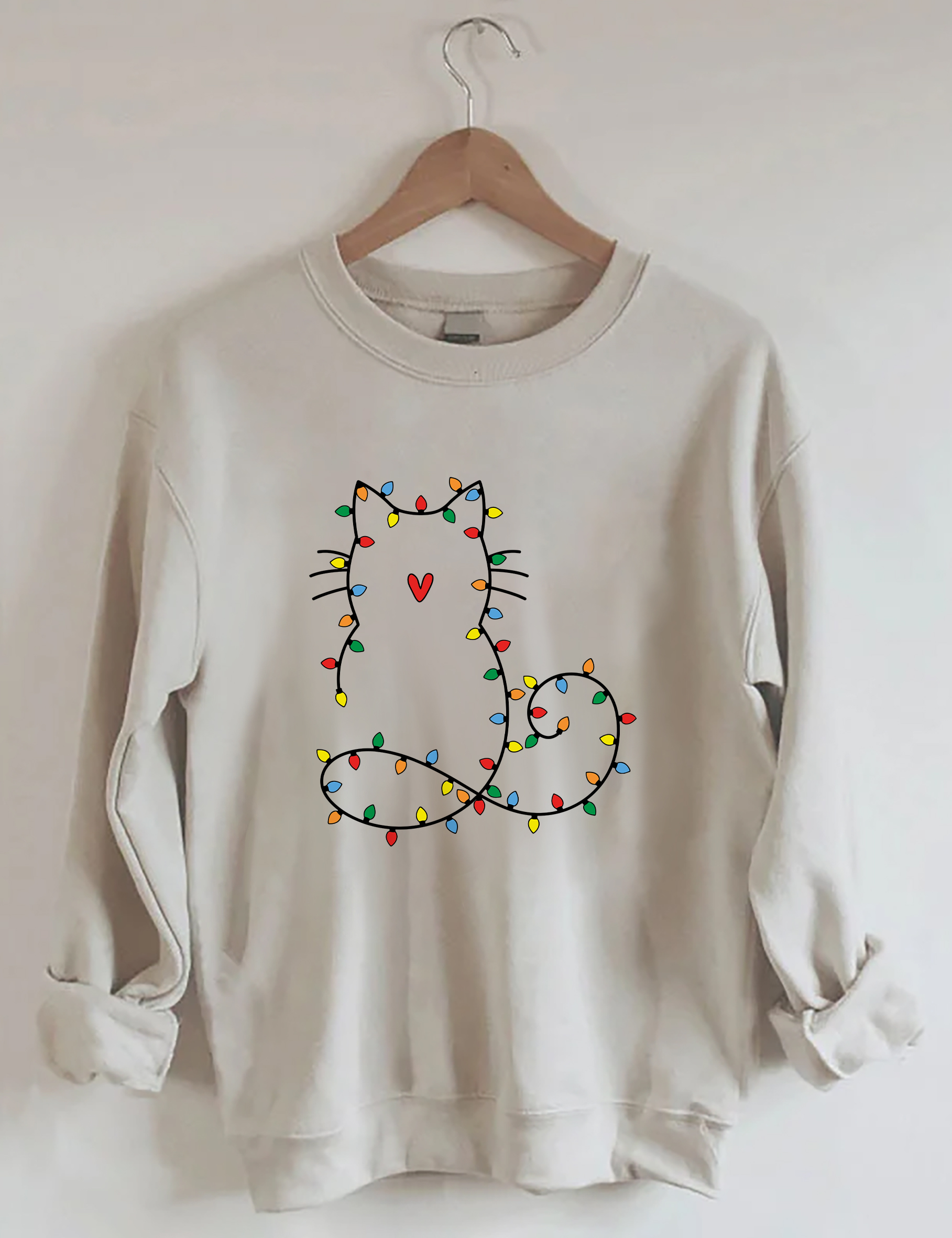Cute Cat Christmas Sweatshirt