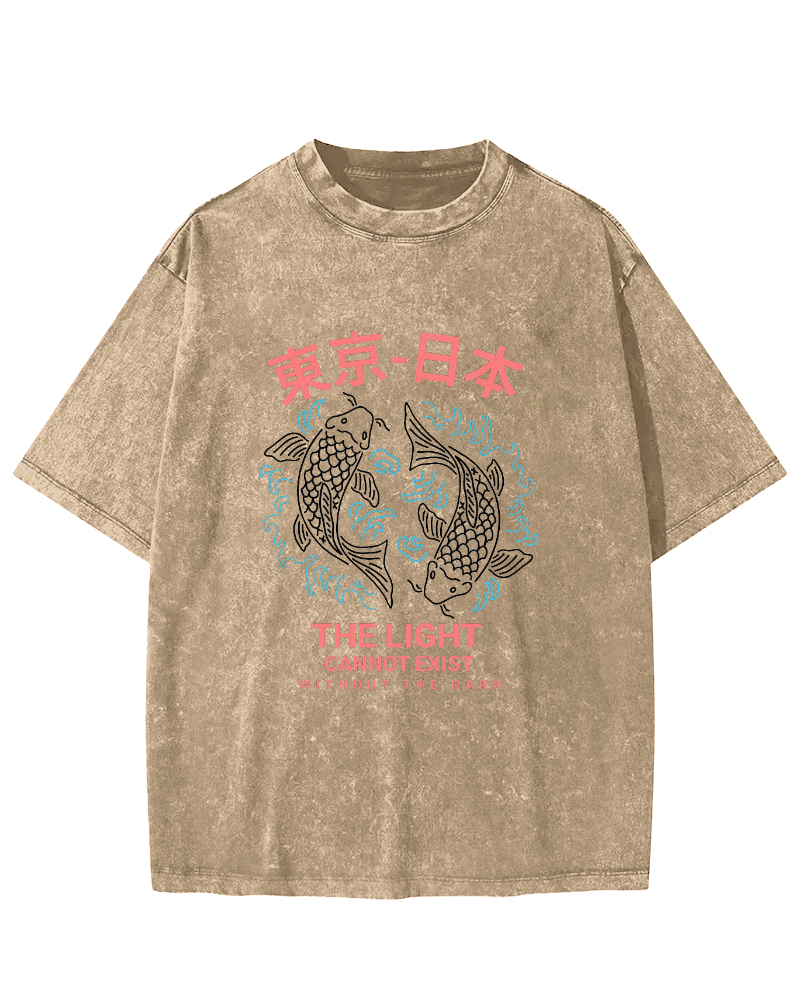 Japan Tokyo Carp Vintage Washed T-shirt