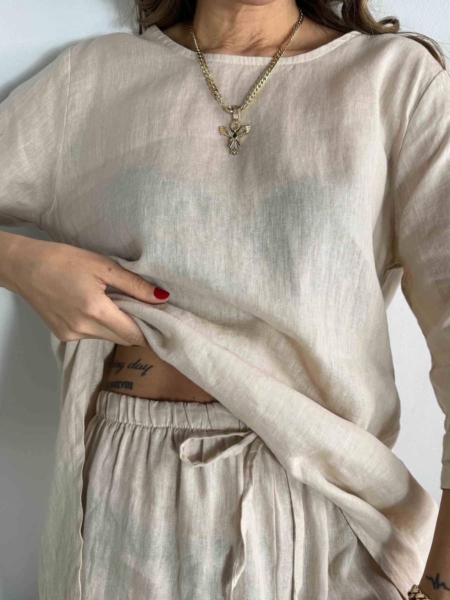 Linen Two Piece Set