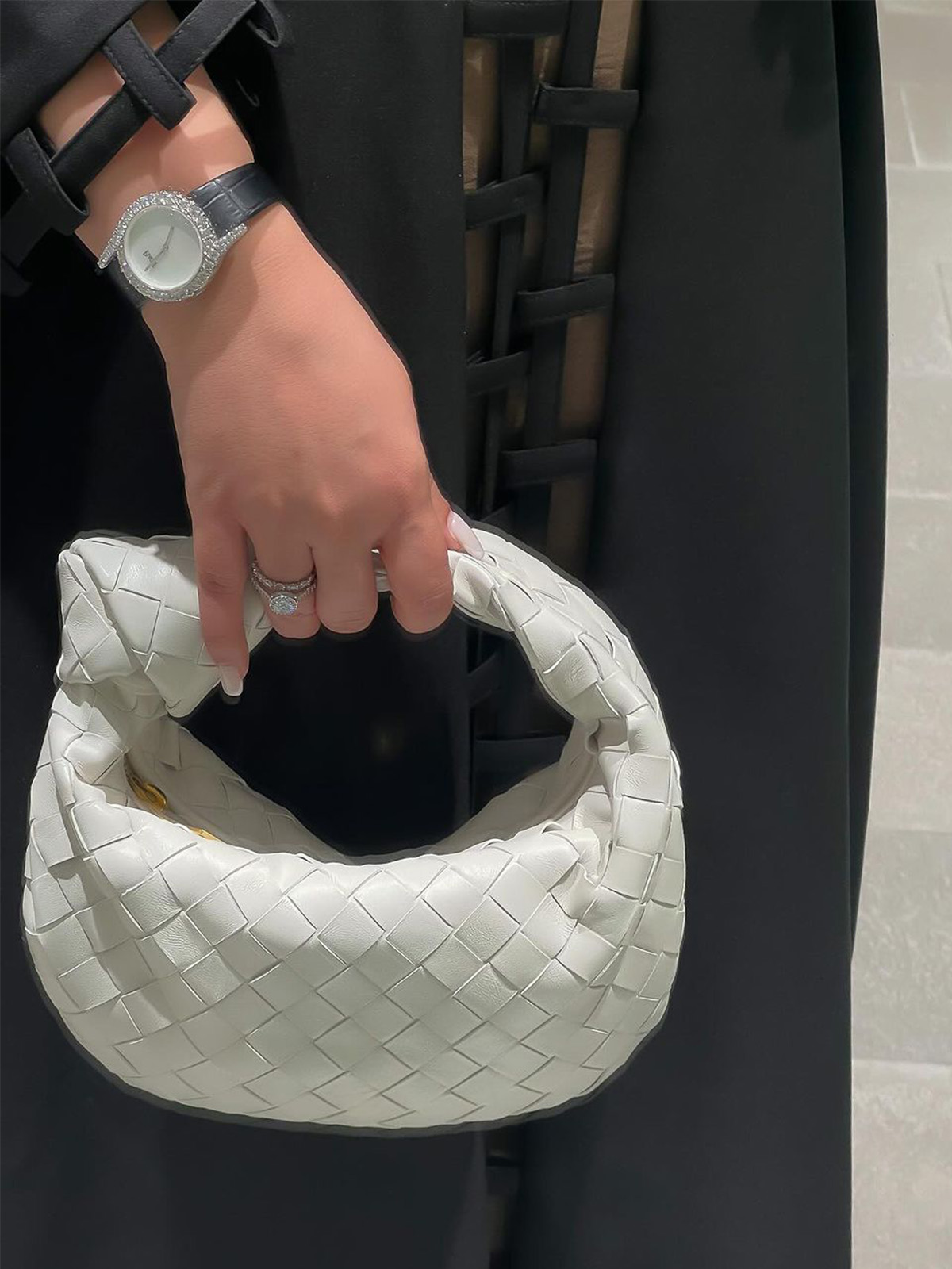 mini braided knotted bag party portable dumpling bag