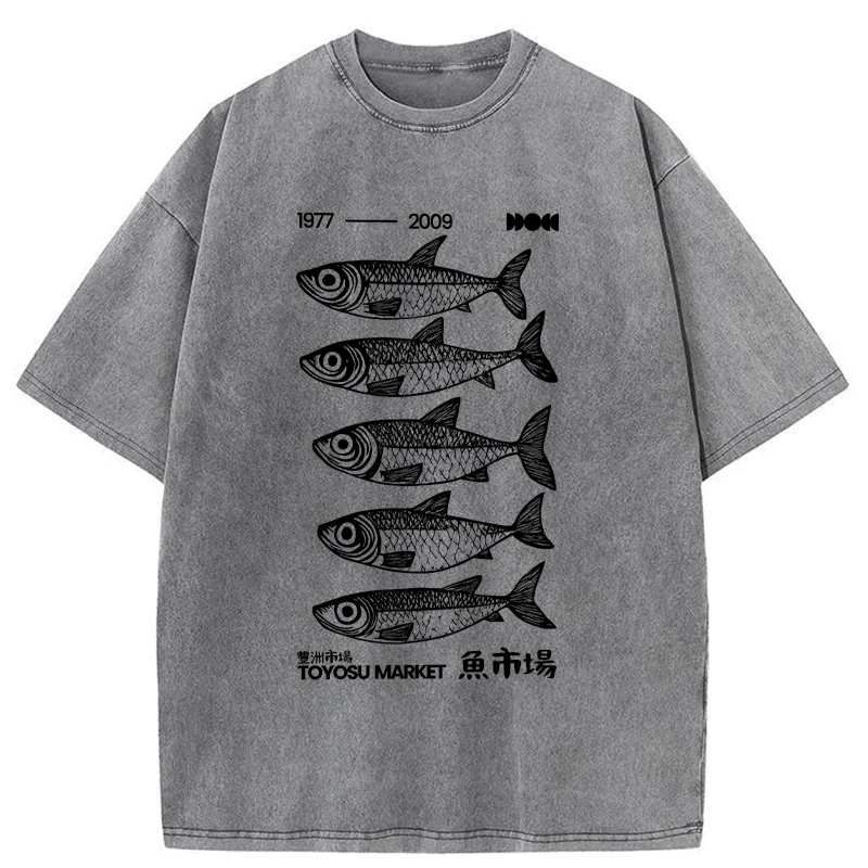 Tokyo Fish Market Washed T-Shirt