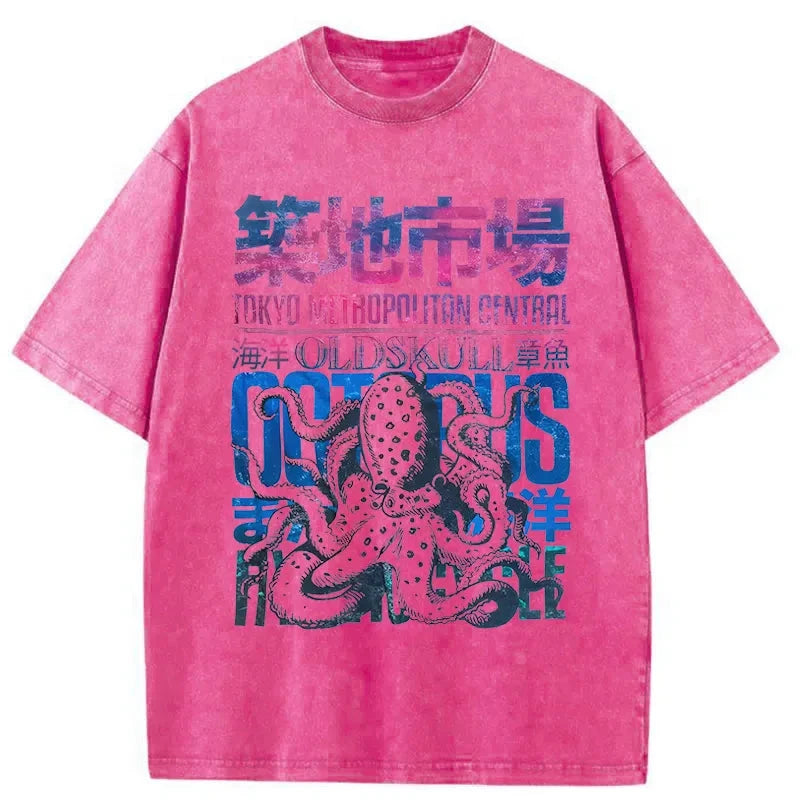 Vintage Tsukiji Fish Market Washed T-Shirt