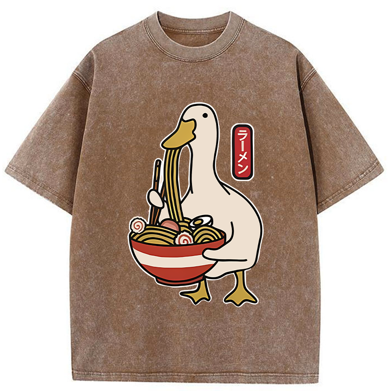   Ramen Lover Goose Washed T-Shirt