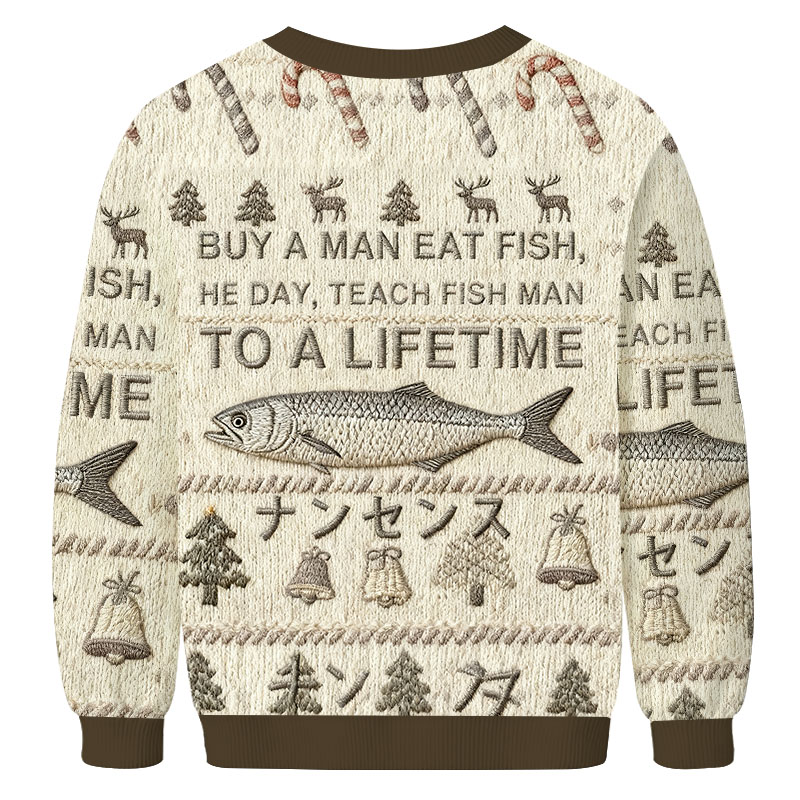 Funny To A Lifetime Christmas Ugly Sweatshirt