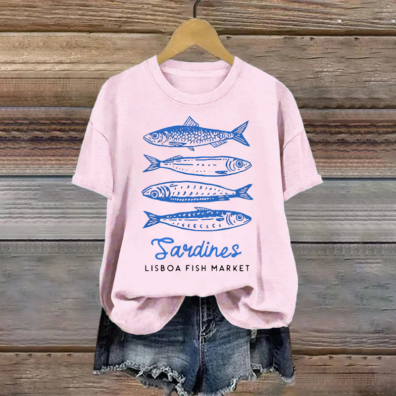 Cotton Sardines Printed T-shirt