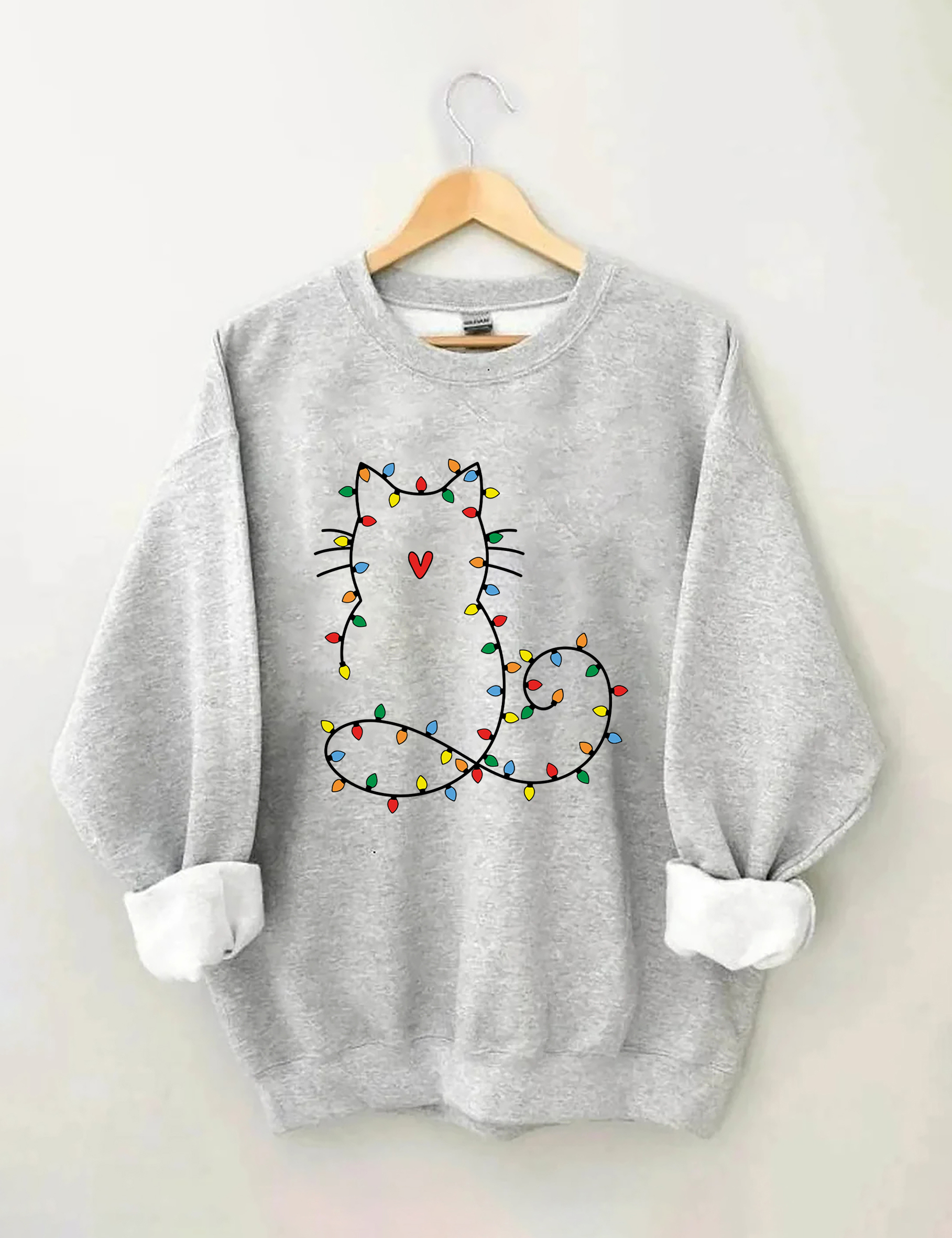 Cute Cat Christmas Sweatshirt