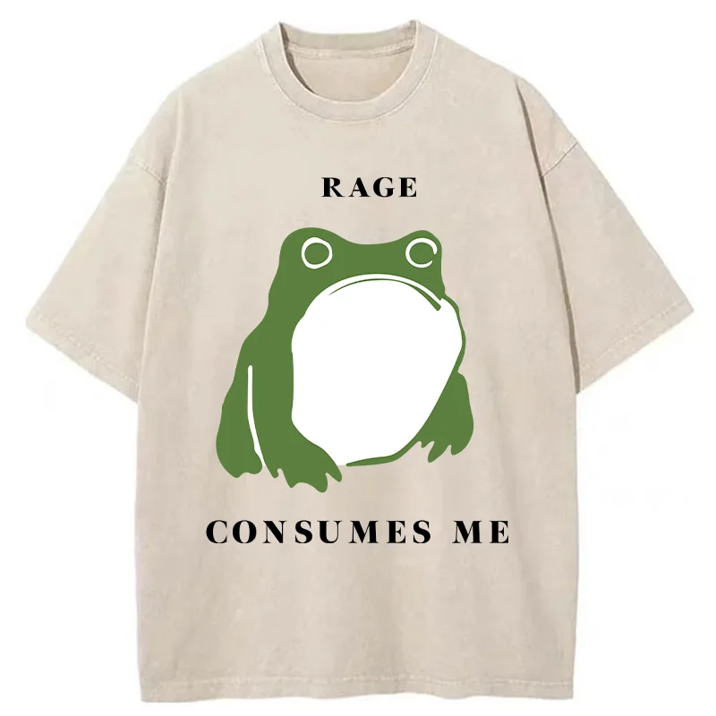   Rage Consumes Me Washed T-Shirt