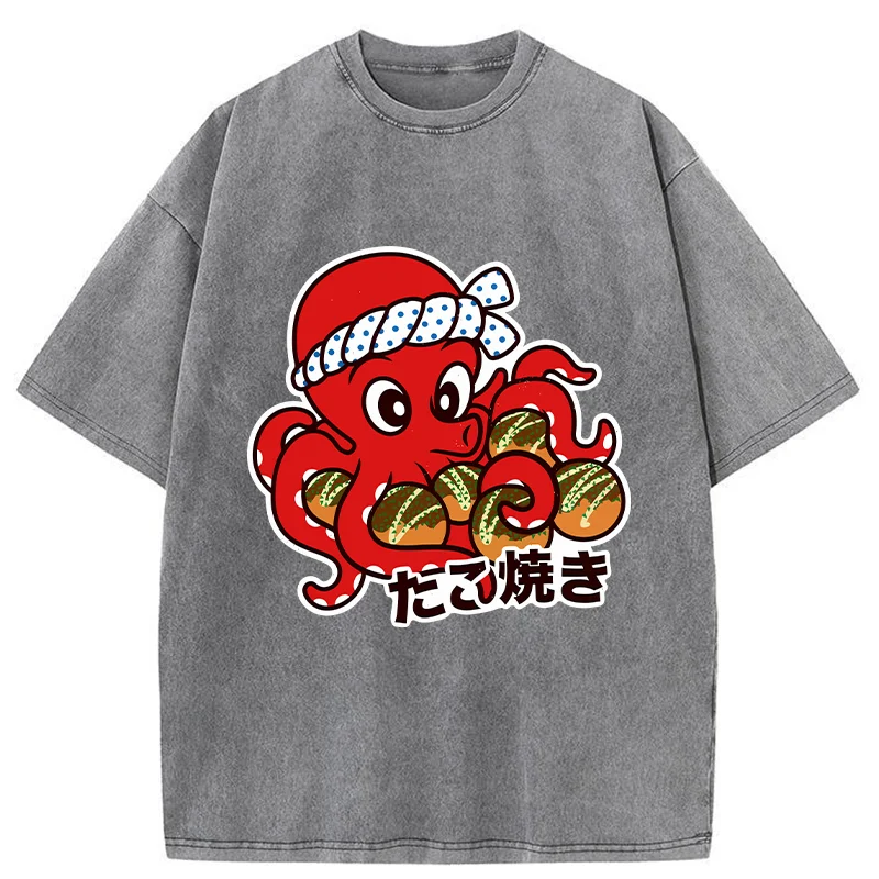 Homemade Takoyaki Washed T-Shirt
