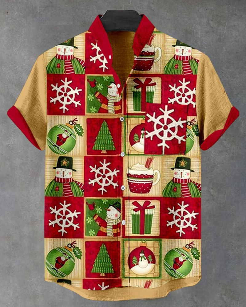 Christmas Elements Printed Clothes