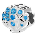 Blue Diamond Shell Charm