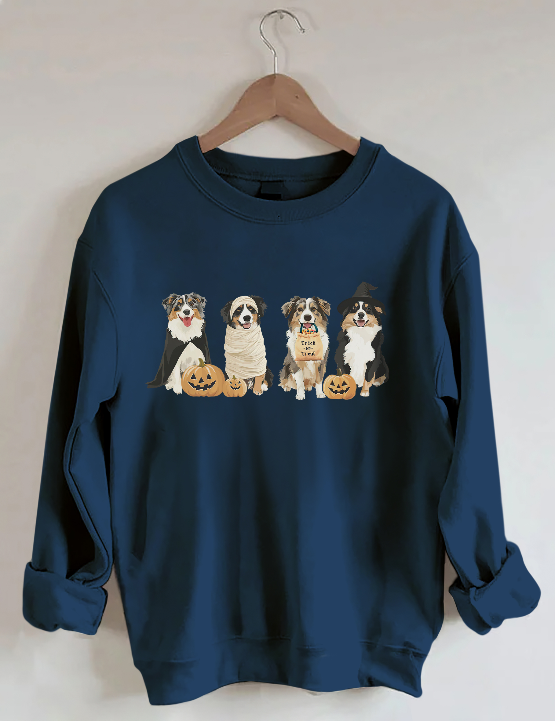 Australian Shepherd Halloween Sweatshirt