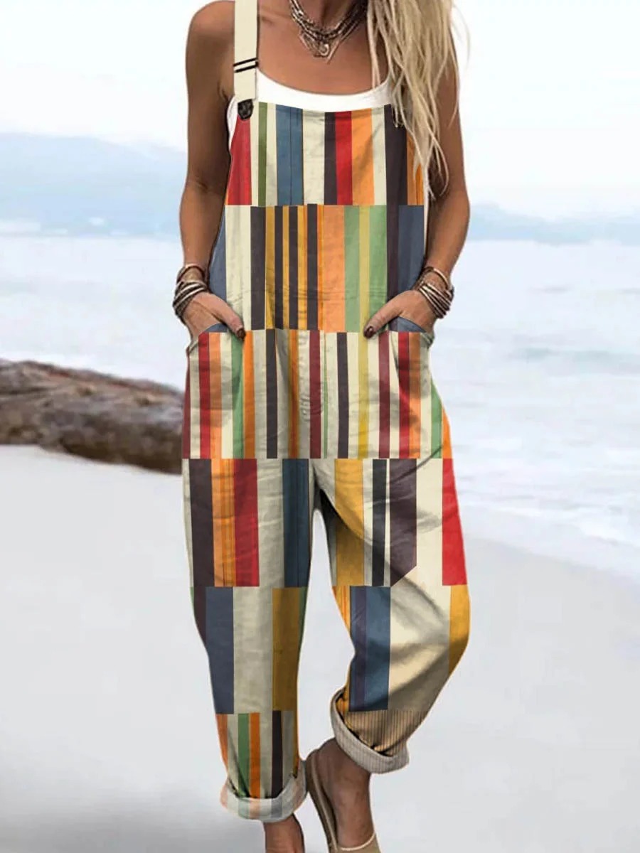 Women's Abstract Geometric Pattern Art Print Casual 3/4 Sleeve Shirt