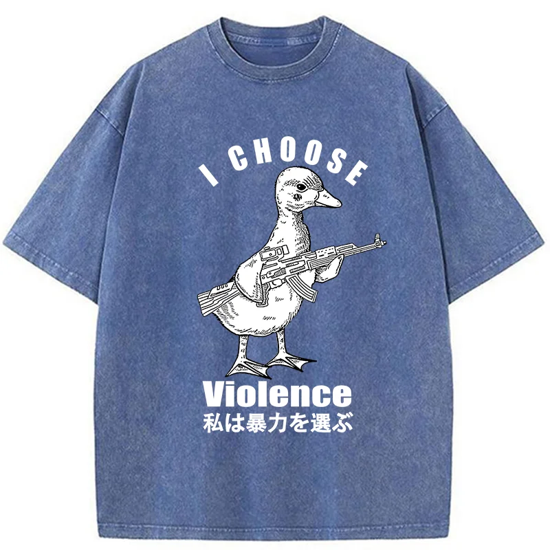   I Choose Violence Washed T-Shirt