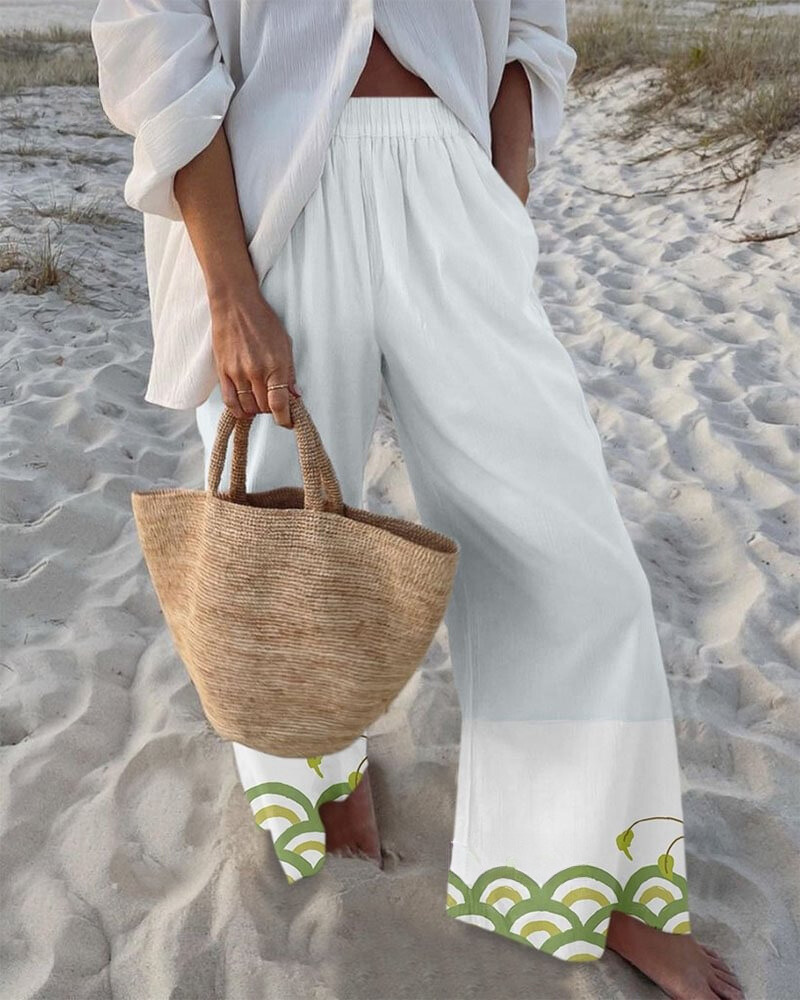 Stylish White Horse Print Mini Dress