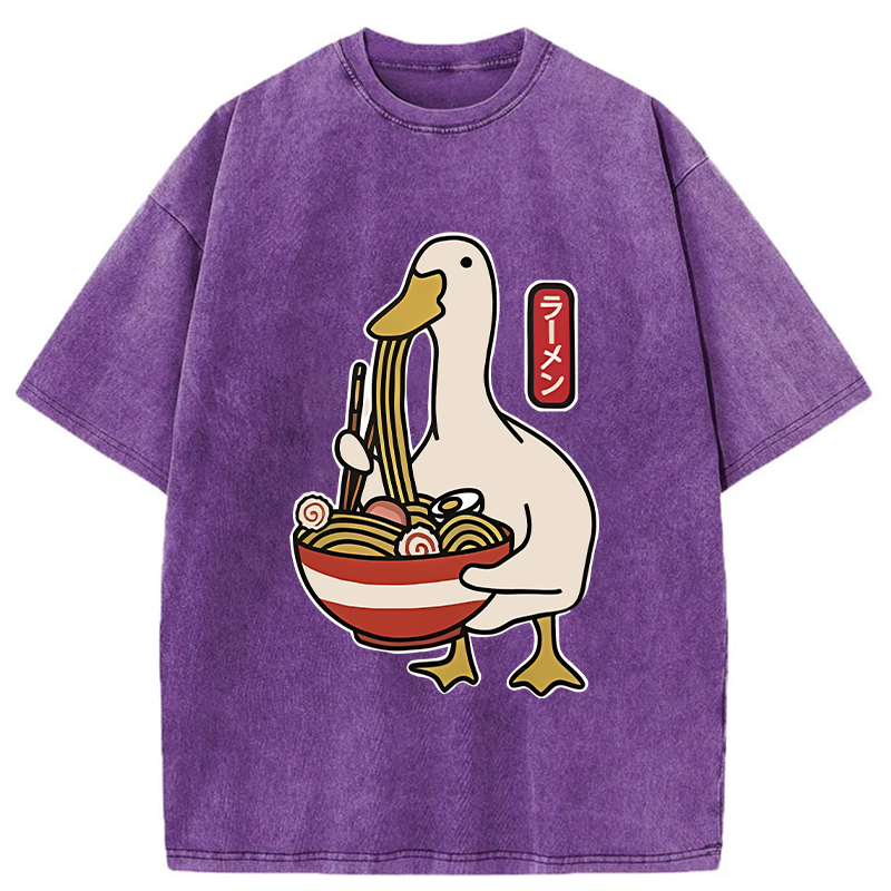   Ramen Lover Goose Washed T-Shirt