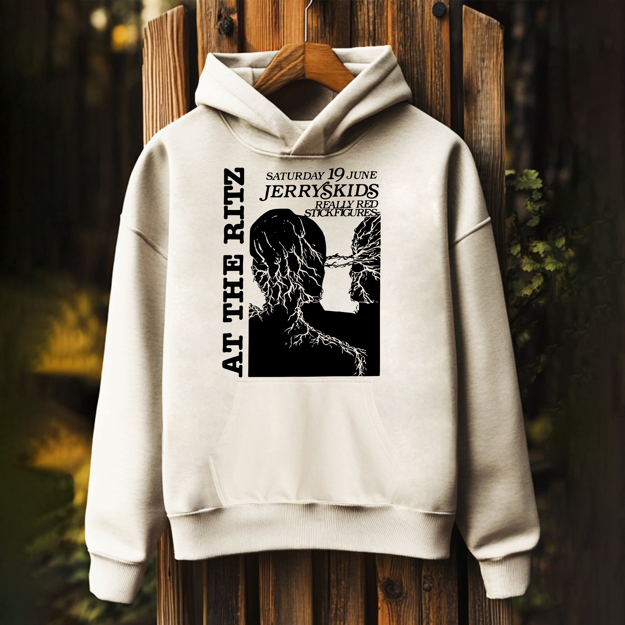 Unisex Vintage Music Print Hoodies