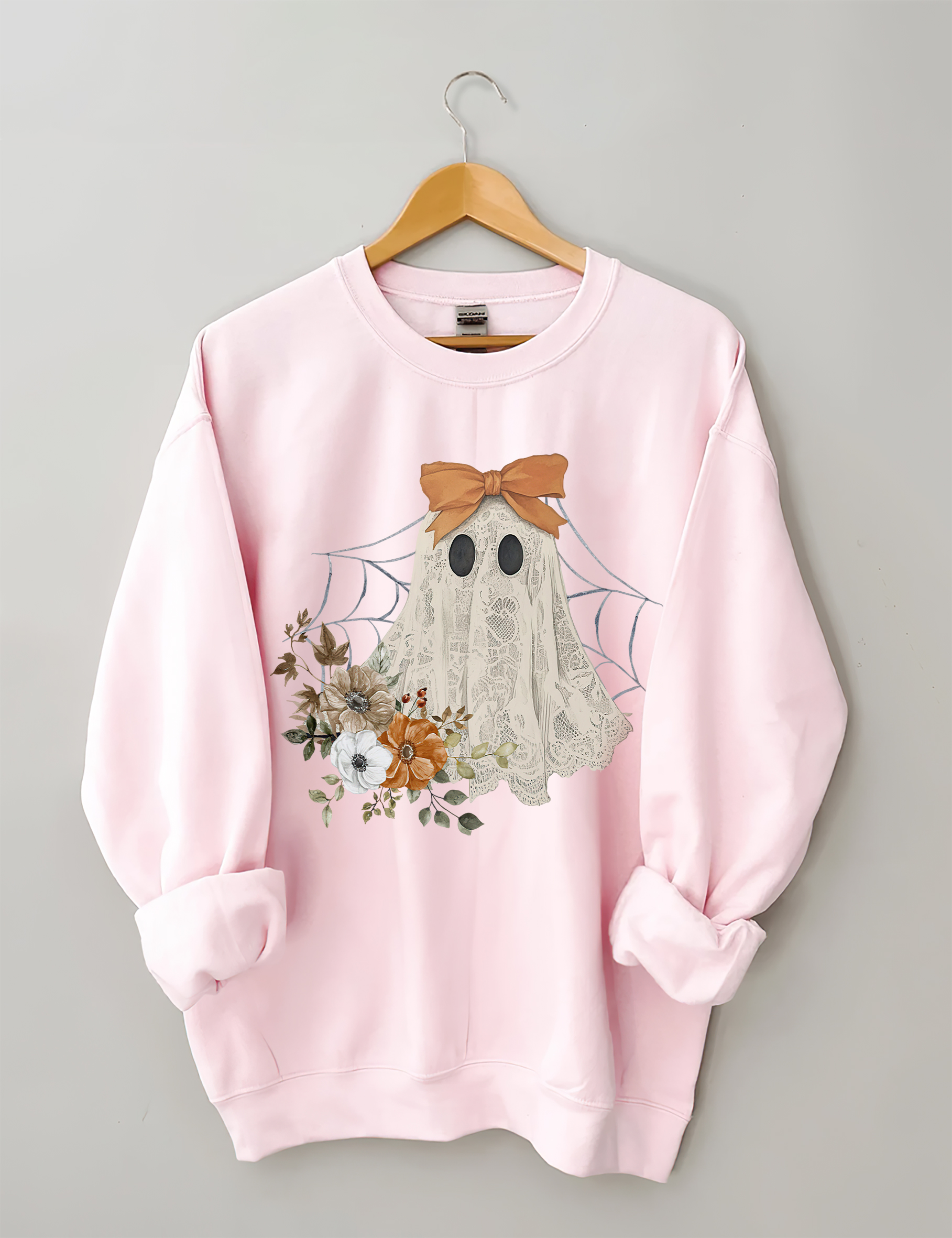 Halloween Lace Ghost Sweatshirt