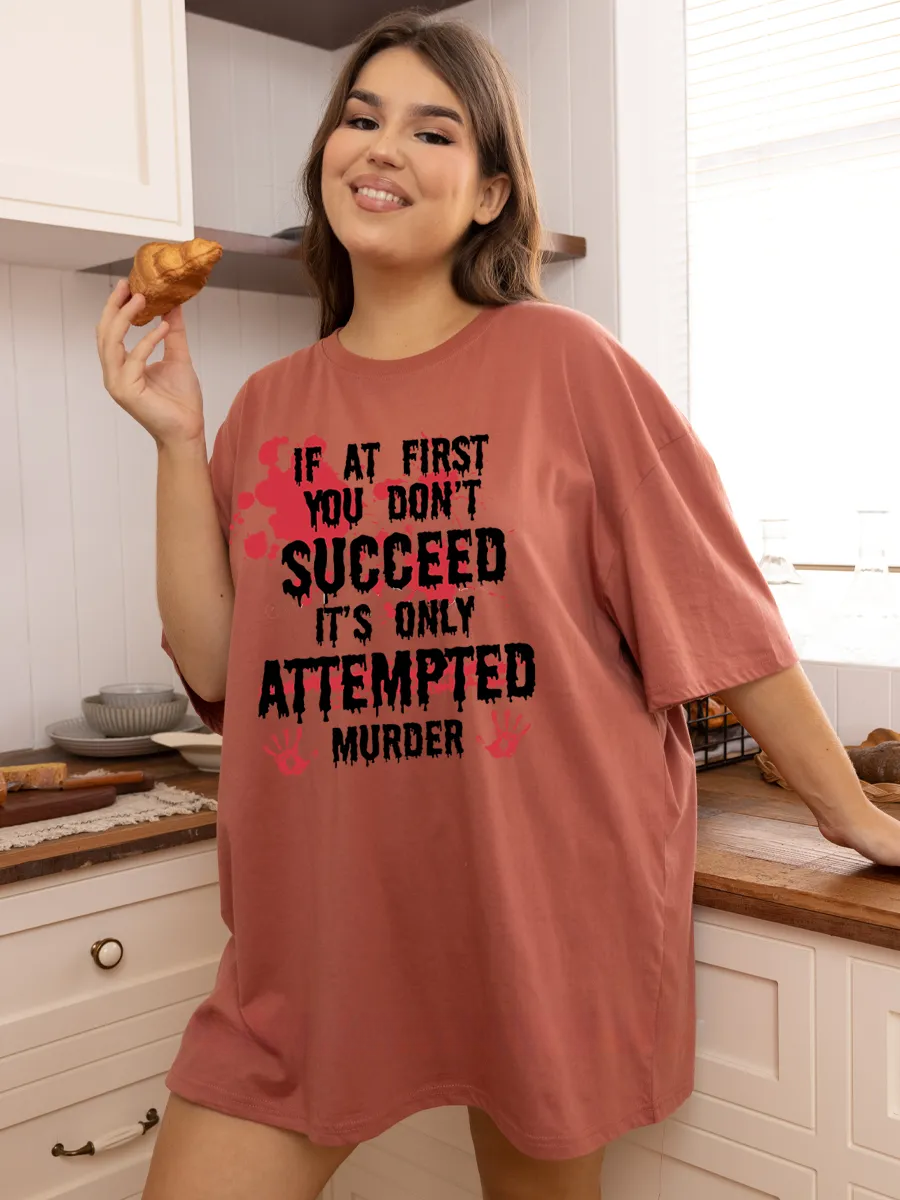 Vintage If At First You Don'T Tee