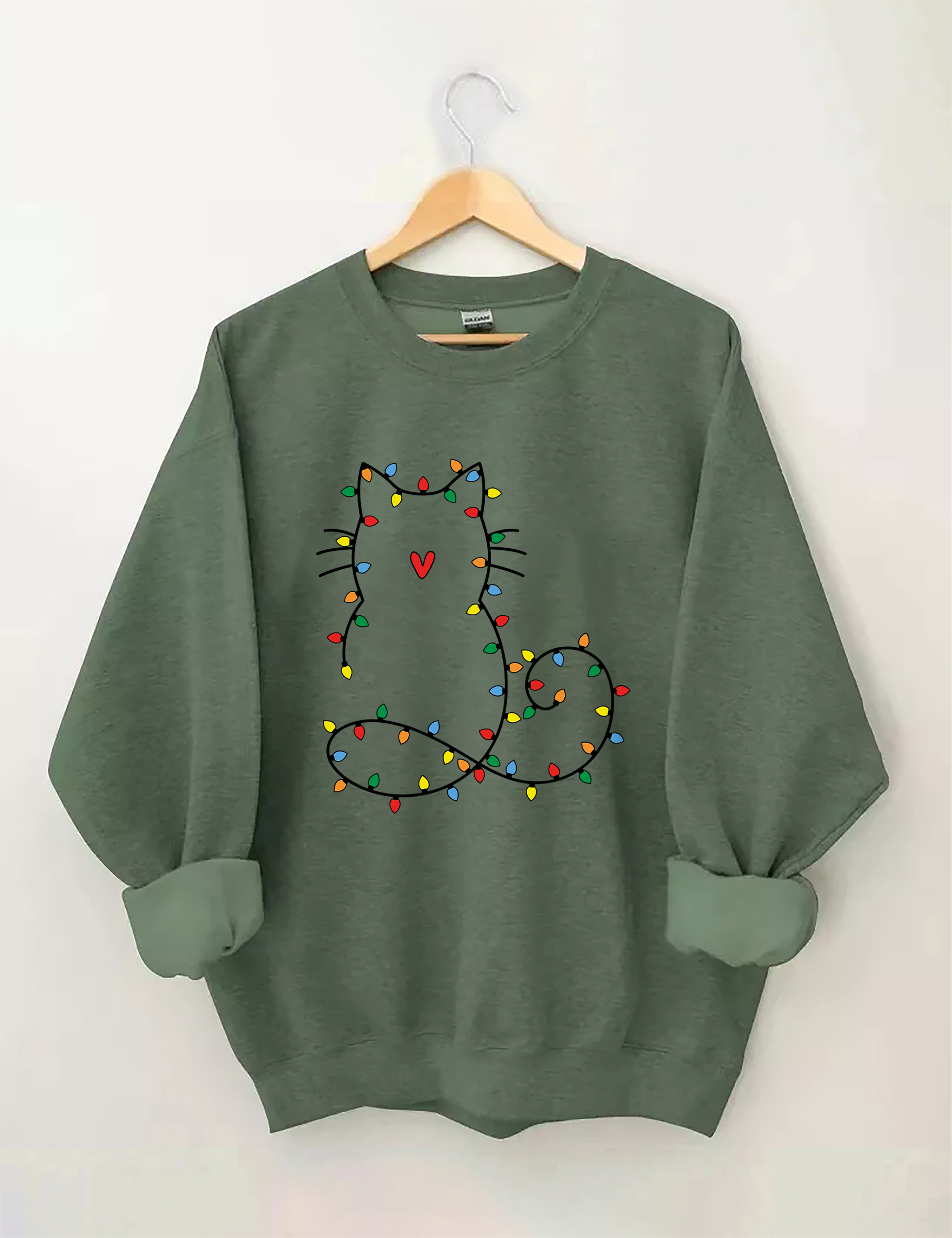 Cute Cat Christmas Sweatshirt