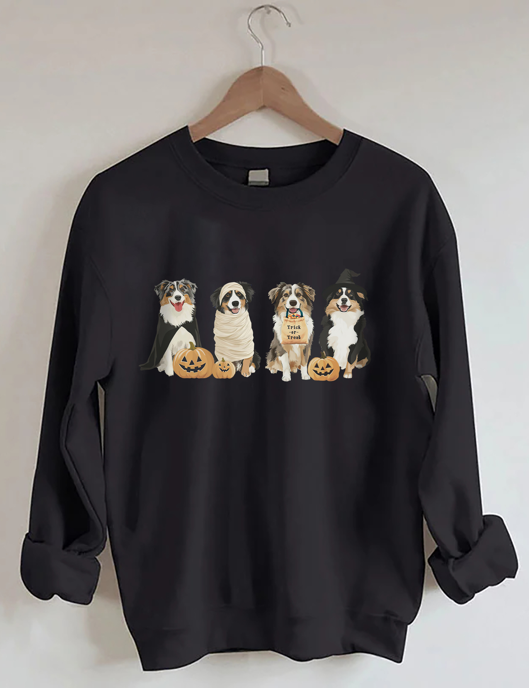 Australian Shepherd Halloween Sweatshirt