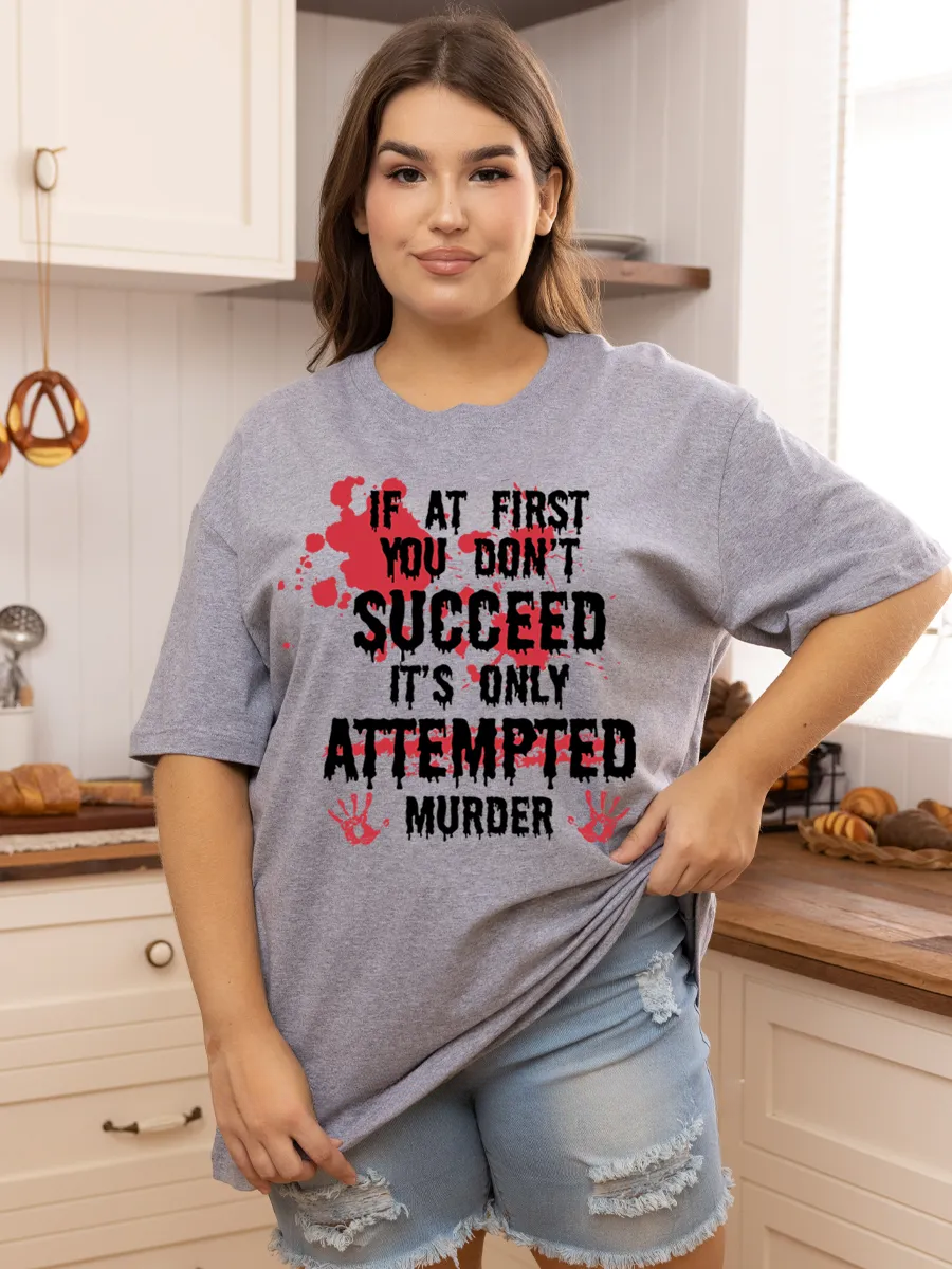 Vintage If At First You Don'T Tee