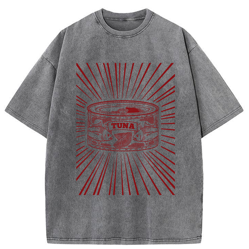 Canned Tuna Washed T-Shirt