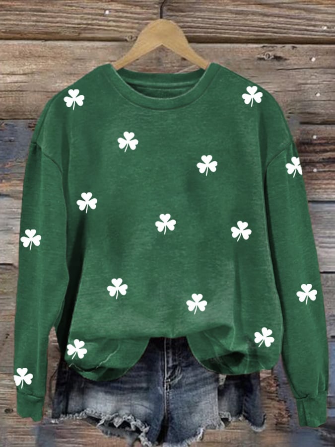 Women'S St Patrick's Day Print Sweatshirt