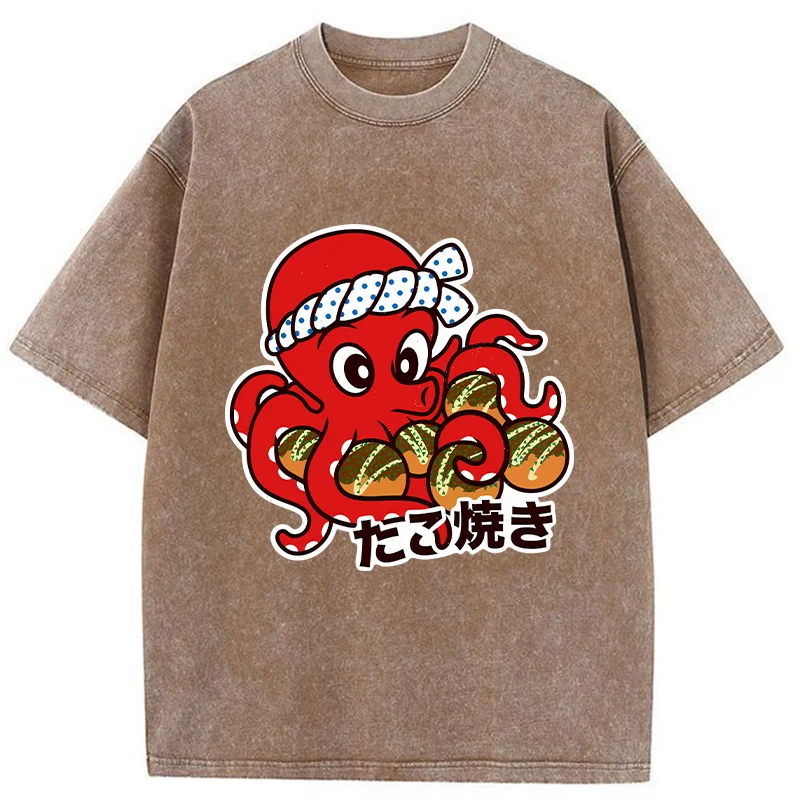 Homemade Takoyaki Washed T-Shirt