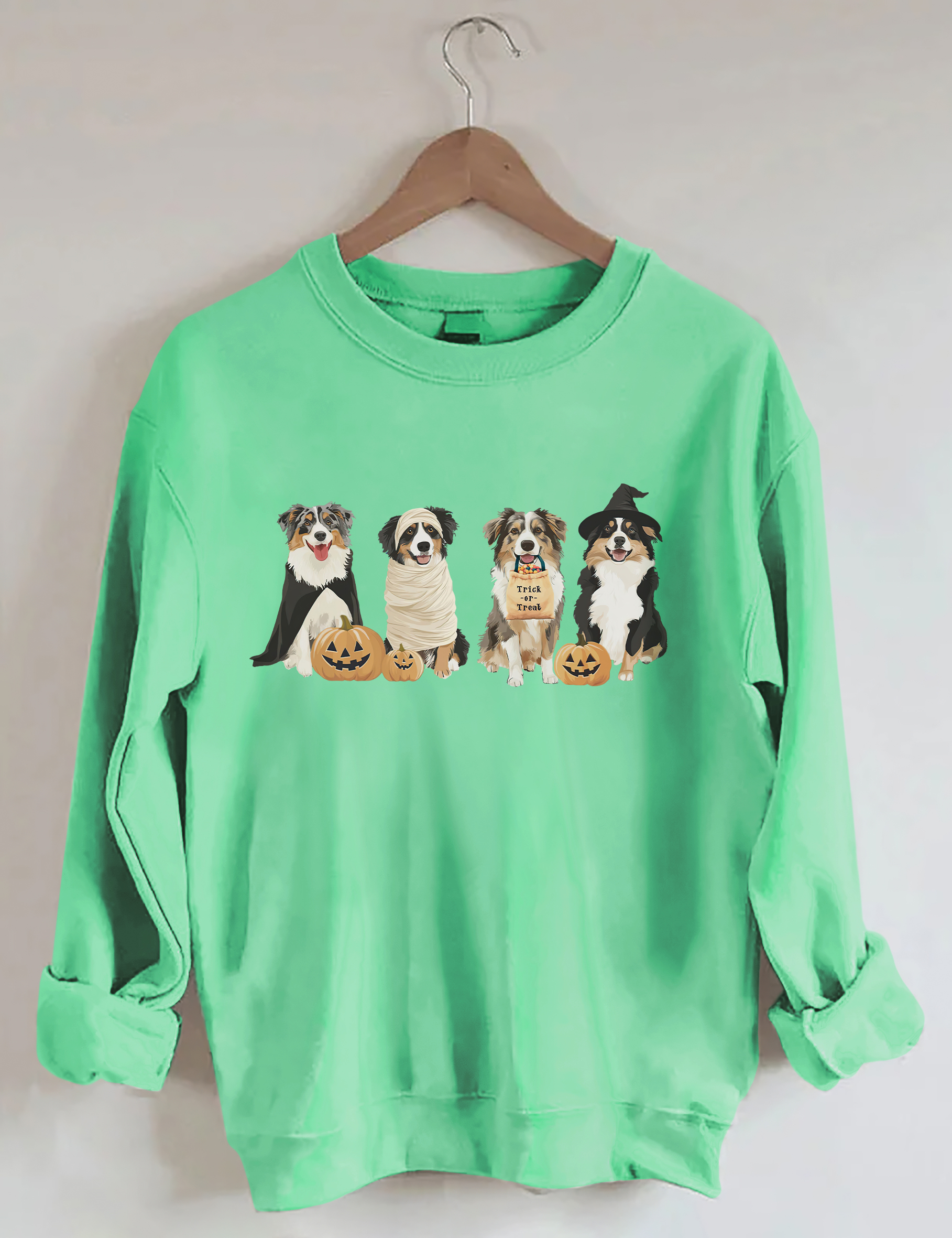 Australian Shepherd Halloween Sweatshirt