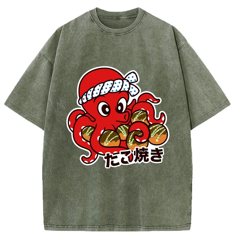 Homemade Takoyaki Washed T-Shirt