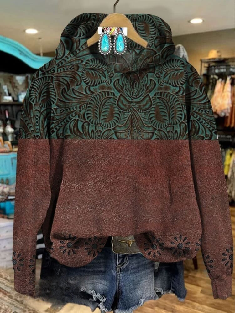 🔥Global best-selling🔥Western Style Print Casual  Sweatshirt