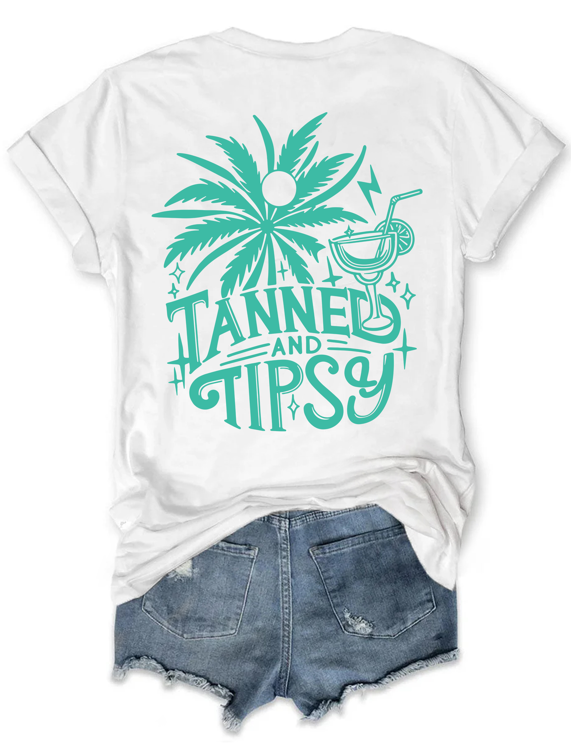 Tanned And Tipsy Beach Summer T-shirt