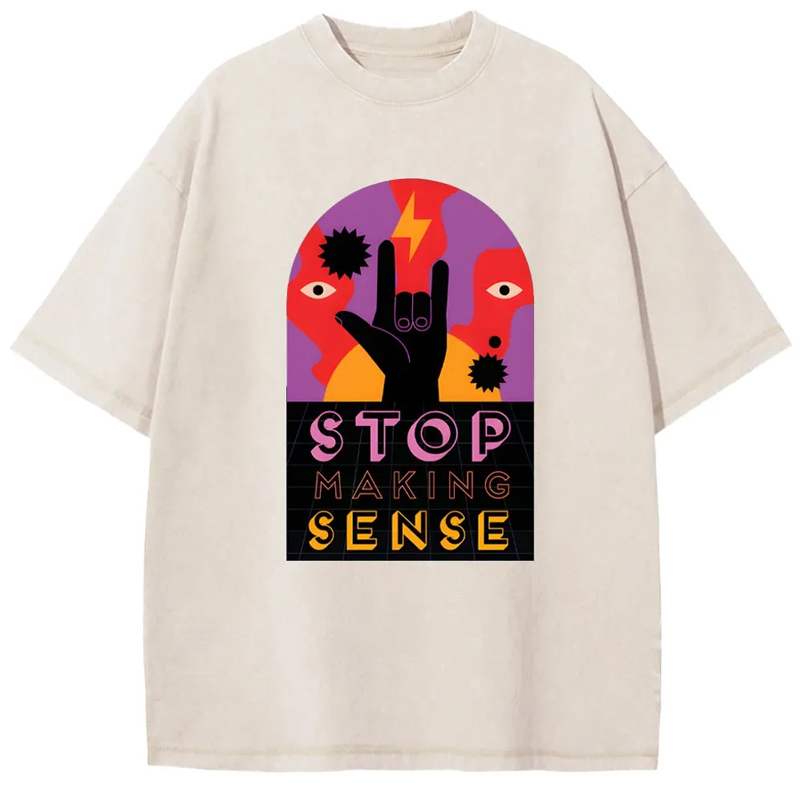 No Noise Washed T-Shirt