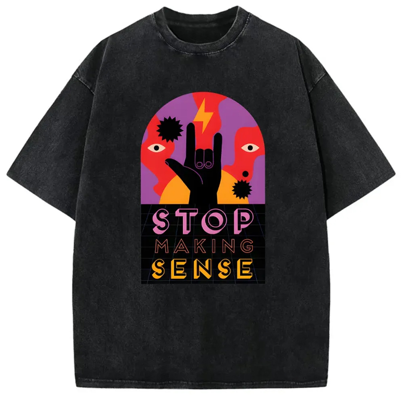 No Noise Washed T-Shirt