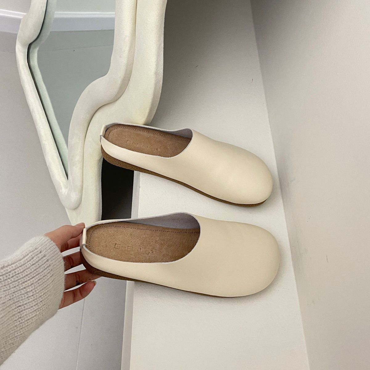 Spring/Summer Women's Outdoor Baotou Slippers: New Lazy Sandals, Half Slippers, Flat Mules & Single Shoes