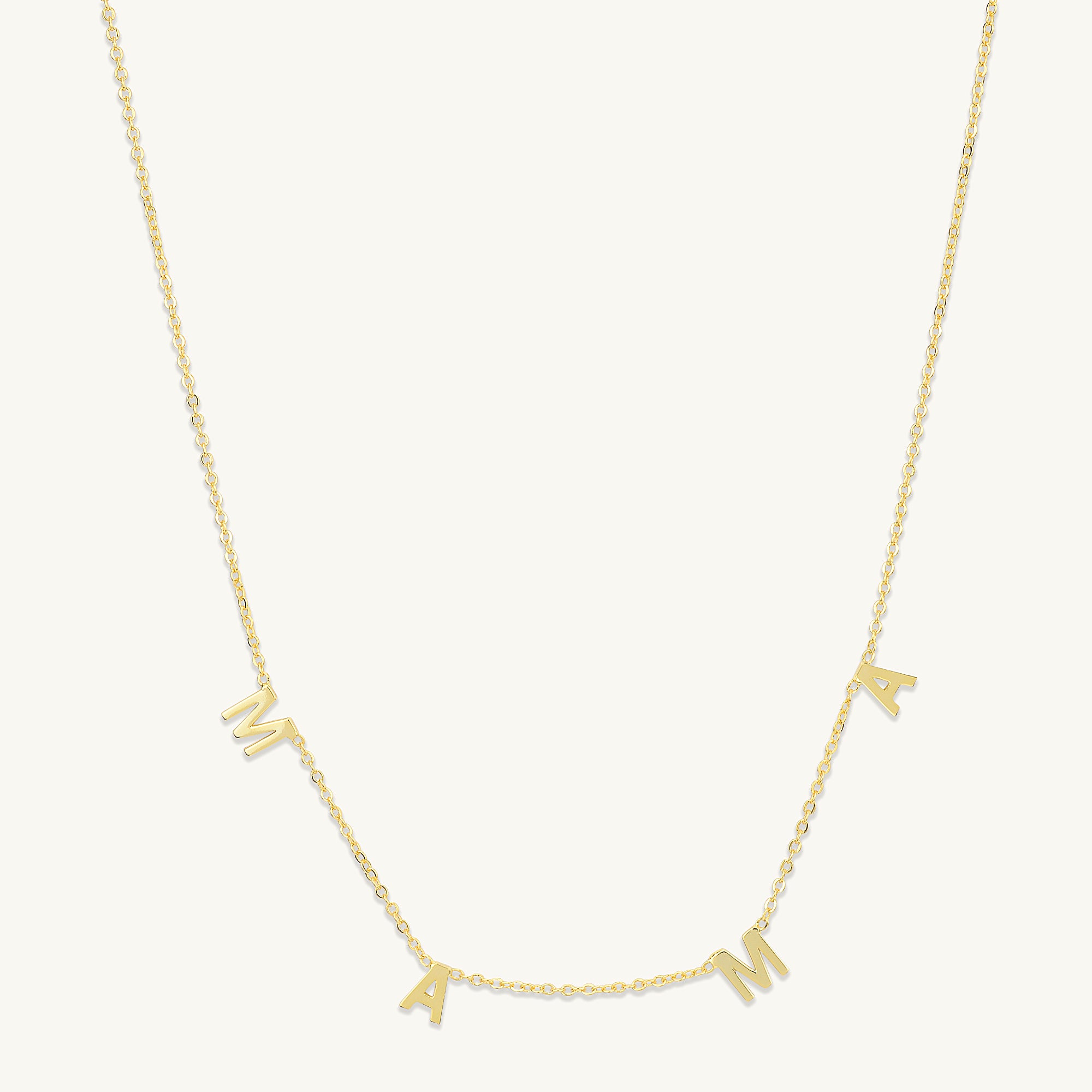 Mama Letter Chain Necklace