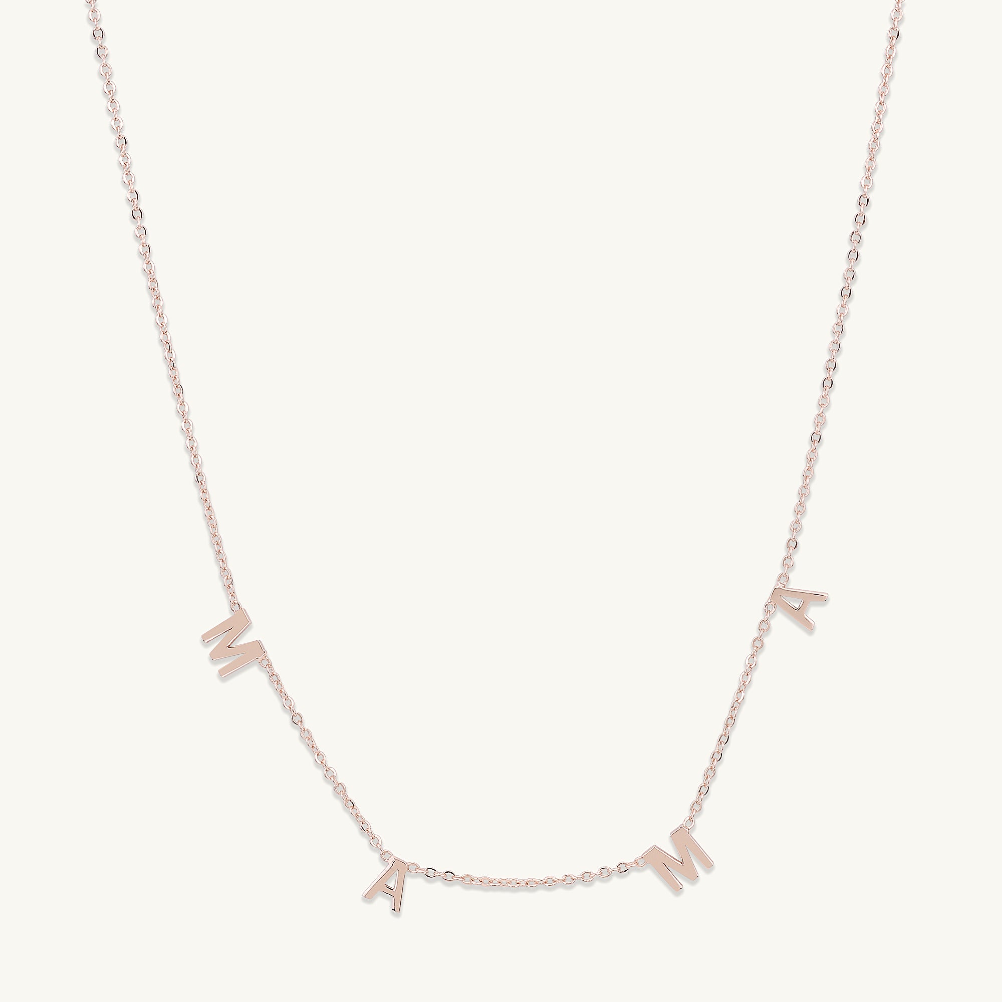 Mama Letter Chain Necklace
