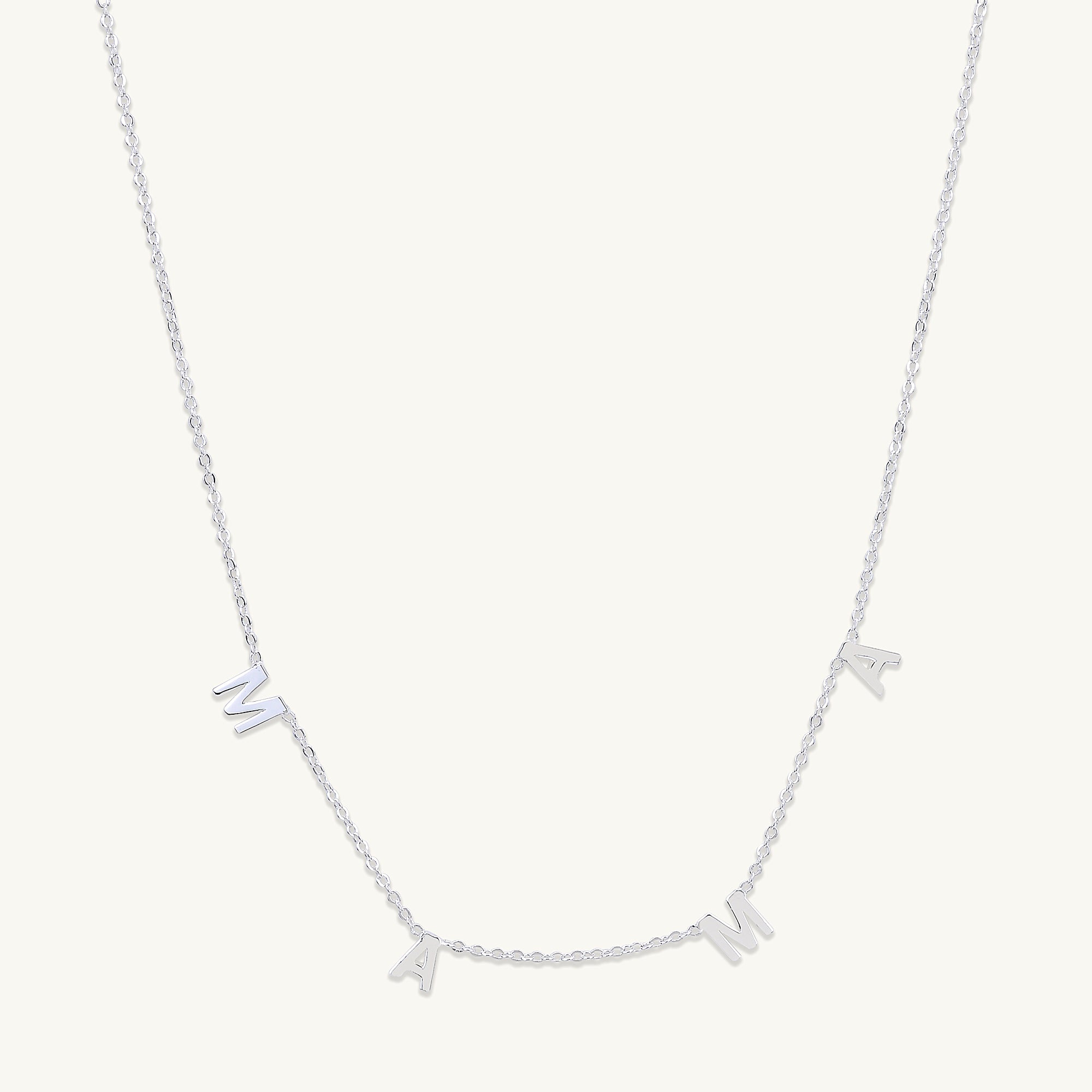 Mama Letter Chain Necklace