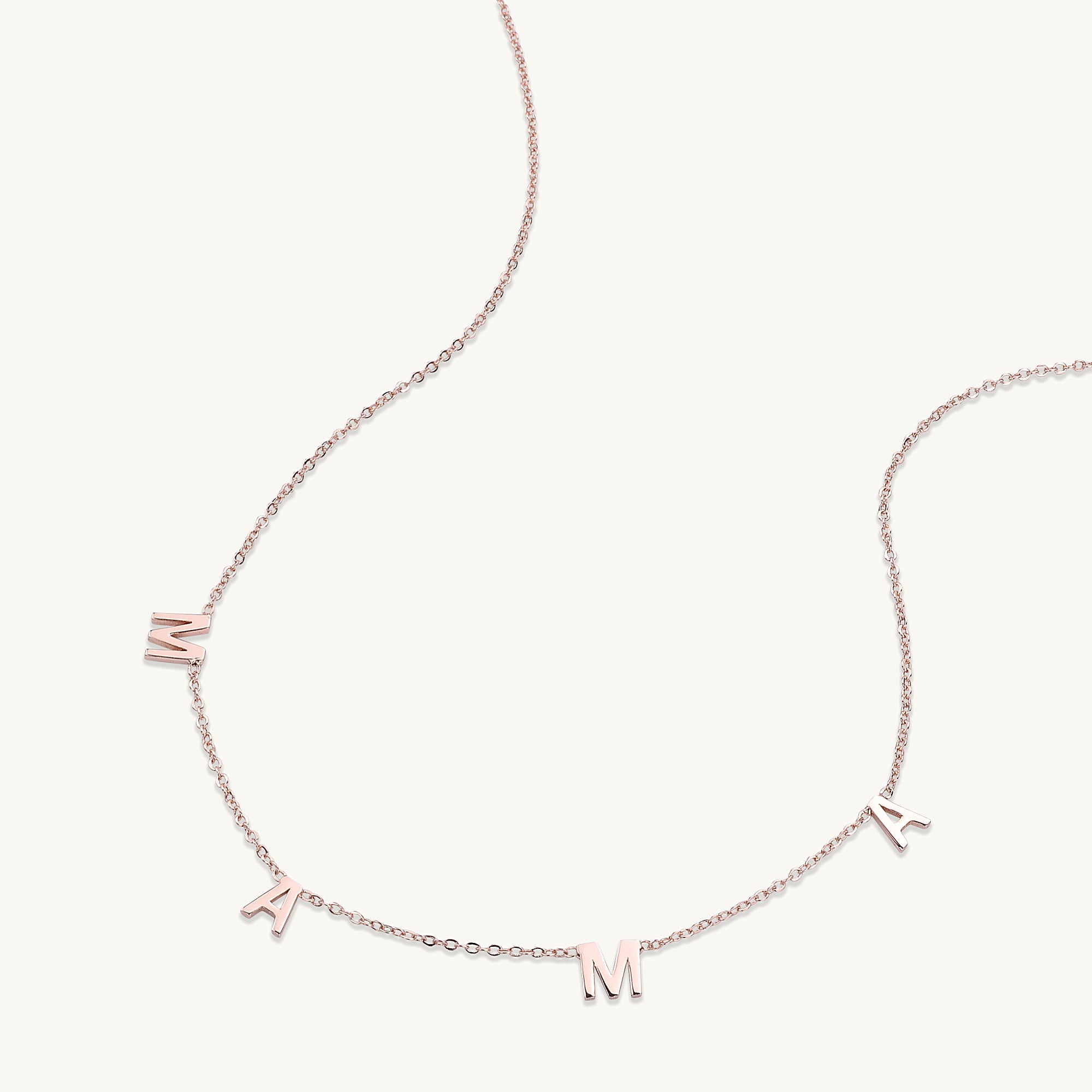 Mama Letter Chain Necklace