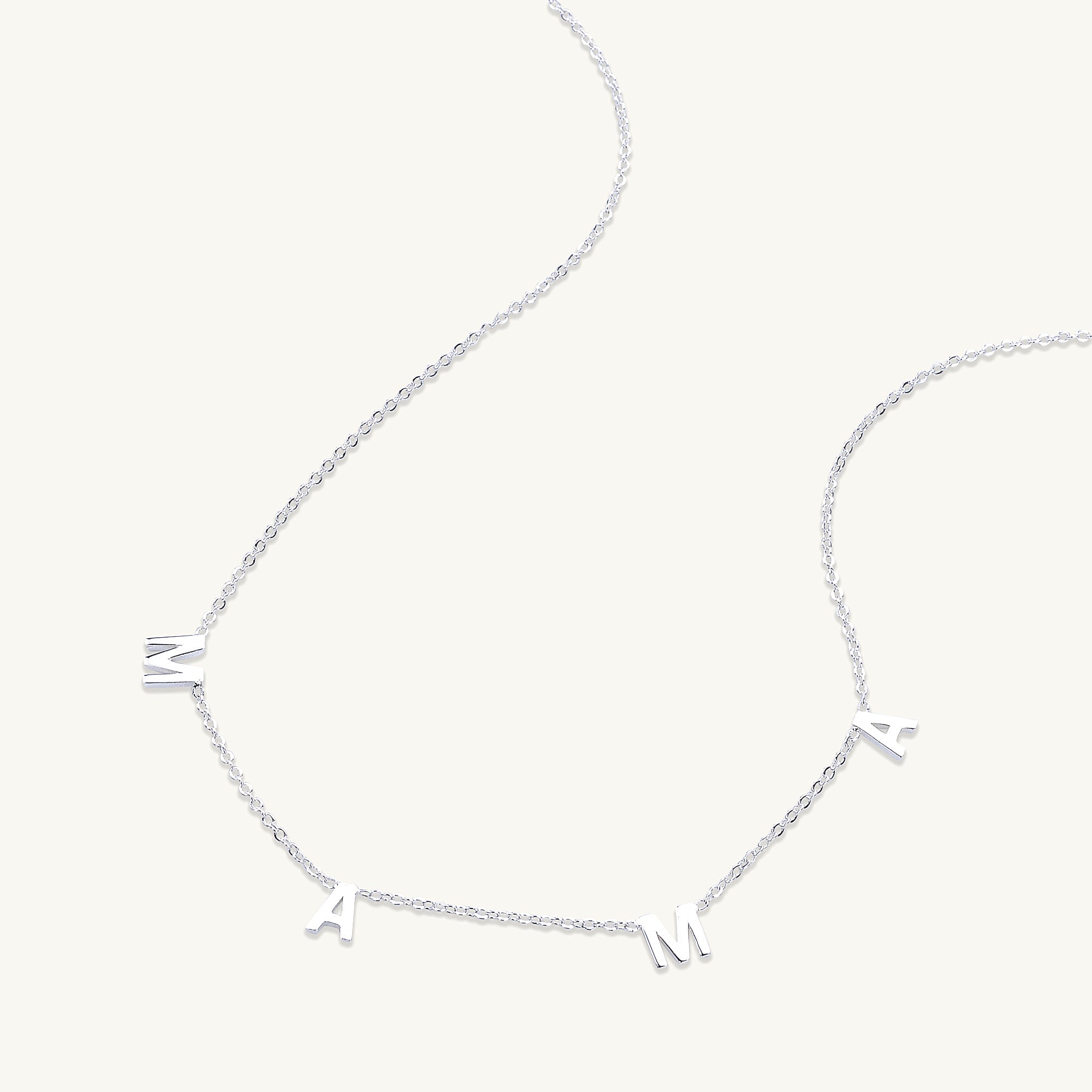 Mama Letter Chain Necklace
